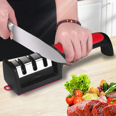 3-Stage Knife Sharpener – Repair, Sharpen & Polish