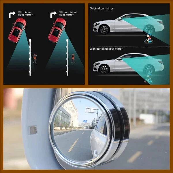 360° Blind Spot Mirror | Drive Safer, Smarter & Stress Free (2 Pieces)