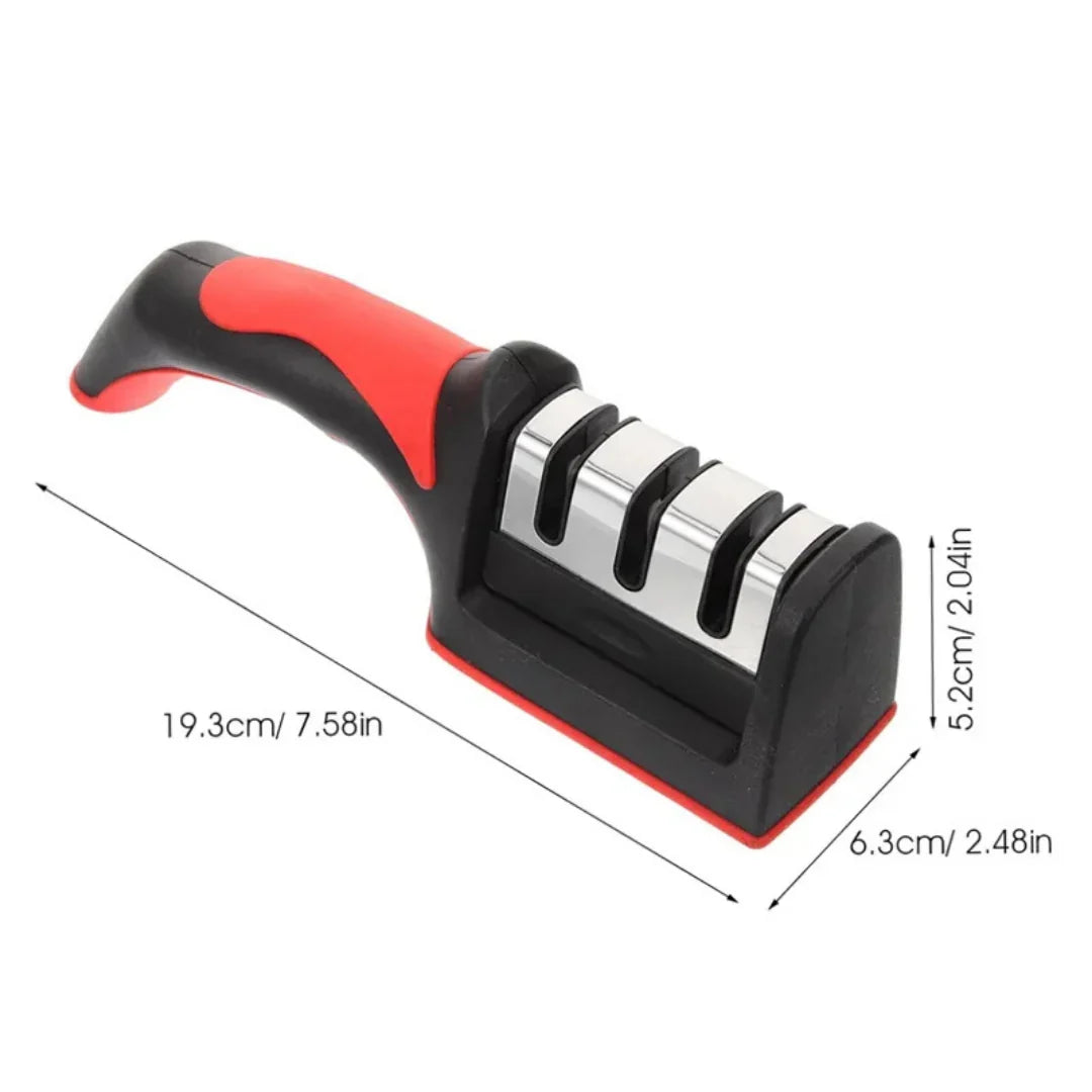 3-Stage Knife Sharpener – Repair, Sharpen & Polish