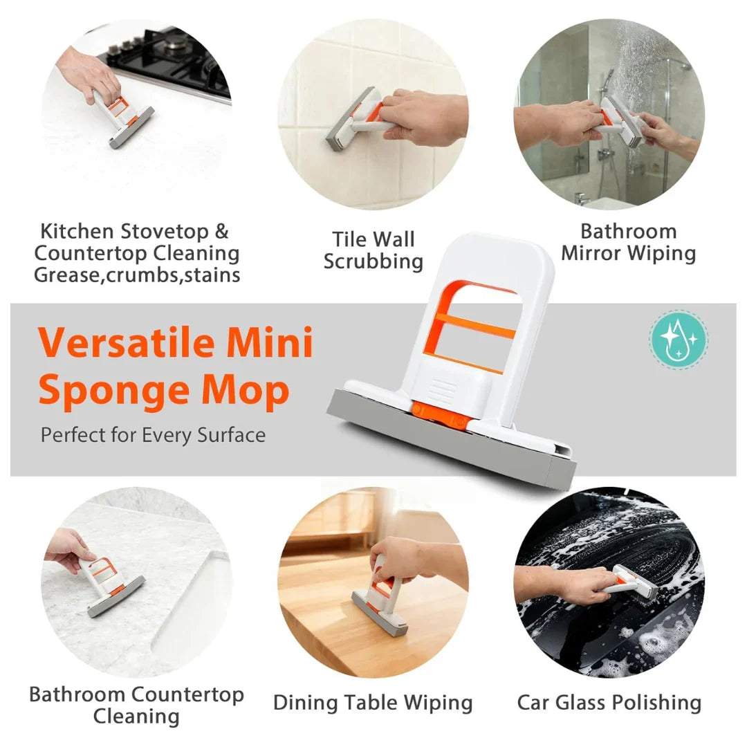 Mini Foldable Mop – One Hand Self Squeeze
