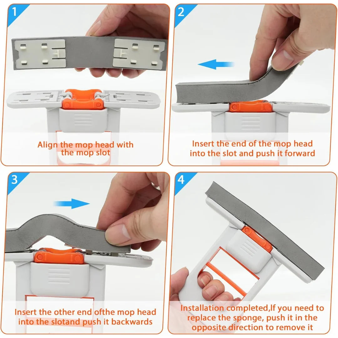 Mini Foldable Mop – One Hand Self Squeeze