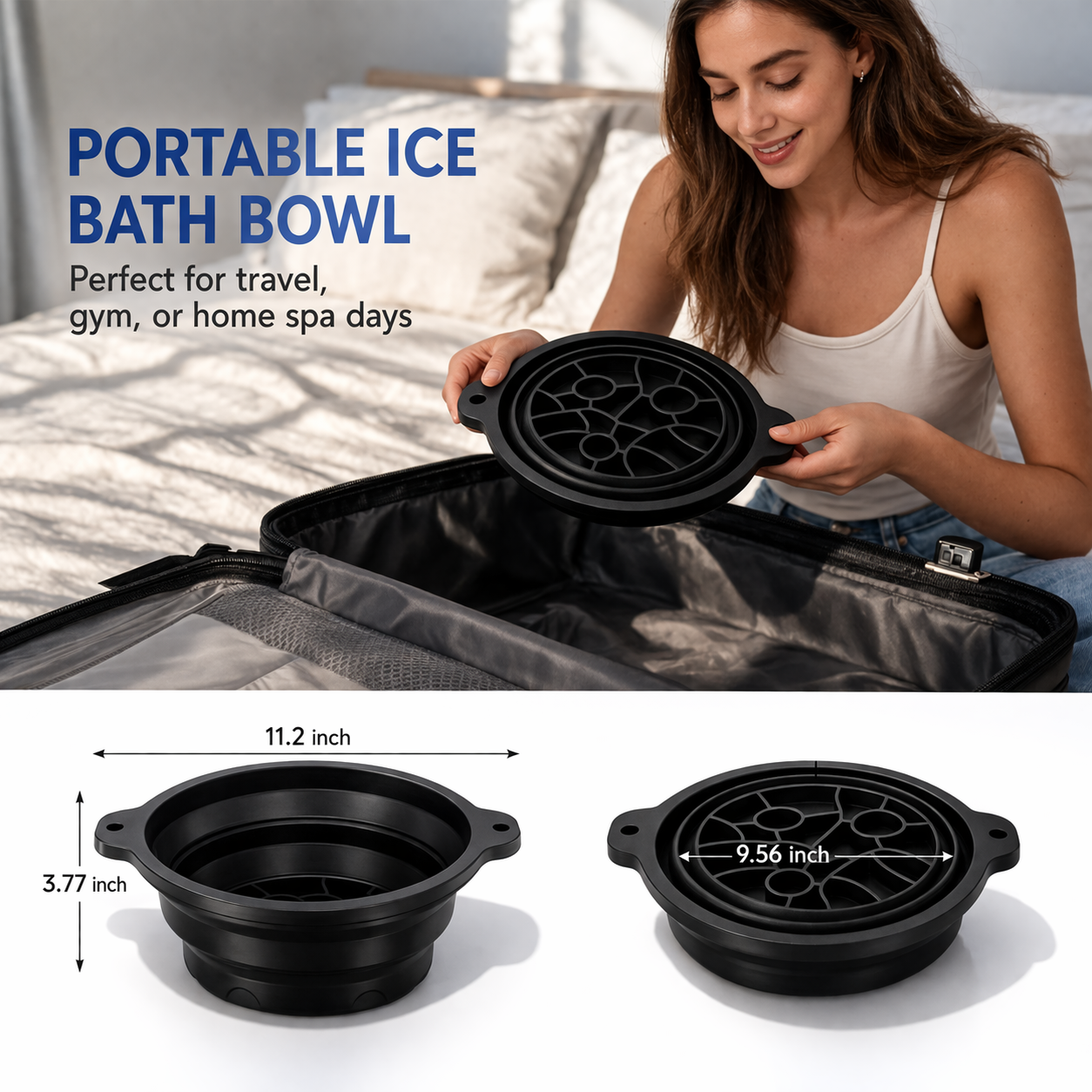 Silicone Ice Cube Bowl for Ice Facial & Cold Therapy