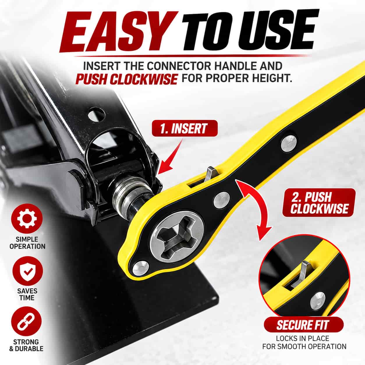 Smart Jack Wrench – 360 Degree Universal Car Jack Lifting Tool